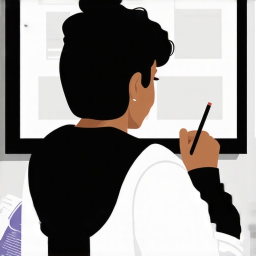 Person analyzing local SEO strategies with schema markup and community engagement