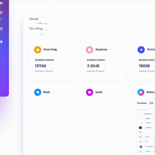 Screenshot displaying local SEO management dashboard with rankings and review metrics.
