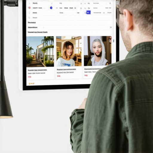 Business owner adding photos to Google My Business listing