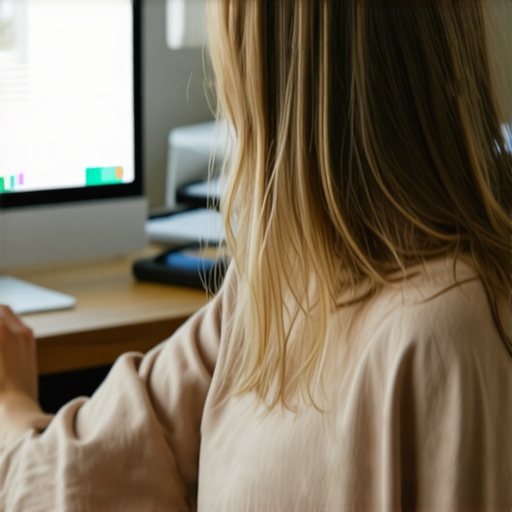 A person filling out the Google My Business support form on a laptop, with support options displayed on screen