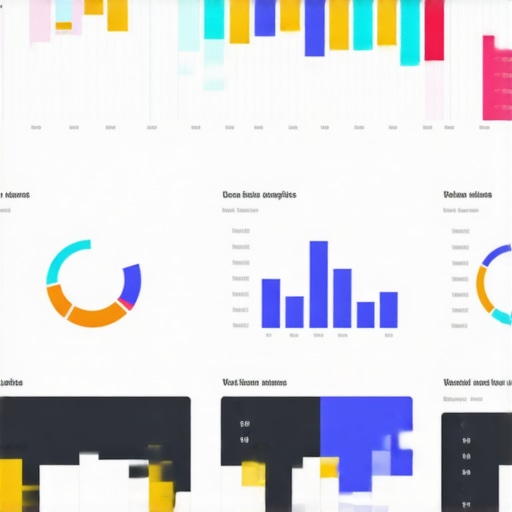 A person analyzing local SEO data on a computer screen with graphs and maps.